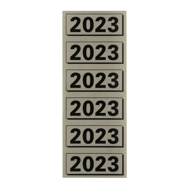 Rugetiket Elba 2023 57x25mm grijs afbeelding