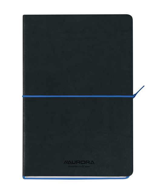 Notitieboek Aurora Tesoro A5 192blz lijn 80gr blauw afbeelding