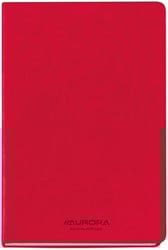 Notitieboek Aurora Capri A5 192blz lijn 80gr rood
