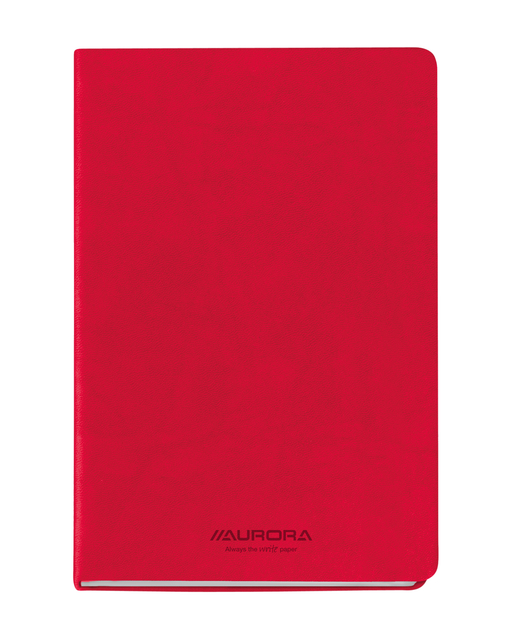 Notitieboek Aurora Capri A5 192blz lijn 80gr rood afbeelding