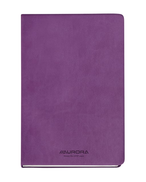 Notitieboek Aurora Capri A5 192blz lijn 80gr violet afbeelding