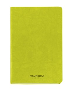 Notitieboek Aurora Capri A5 192blz lijn 80gr groen