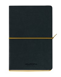 Notitieboek Aurora Tesoro A5 192blz lijn 80gr geel