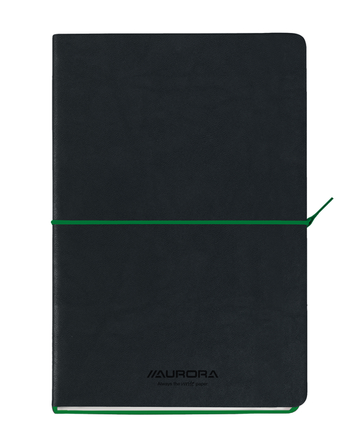 Notitieboek Aurora Tesoro A5 192blz lijn 80gr groen afbeelding