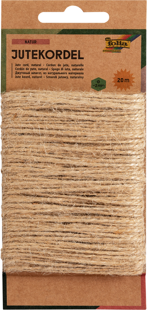 Touw jute Folia 20 meter naturel afbeelding