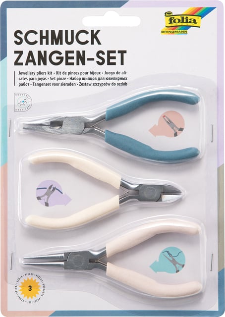 Sierraden tangen Folia set á 3 stuks afbeelding