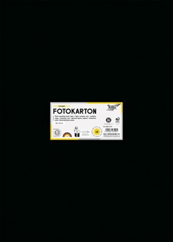 Fotokarton Folia 2-zijdig 50x70cm 300gr nr90 zwart