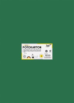 Fotokarton Folia 2-zijdig 50x70cm 300gr nr58 donkergroen