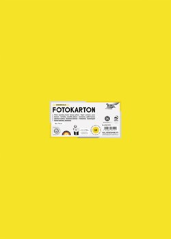 Fotokarton Folia 2-zijdig 50x70cm 300gr nr14 zonnegeel