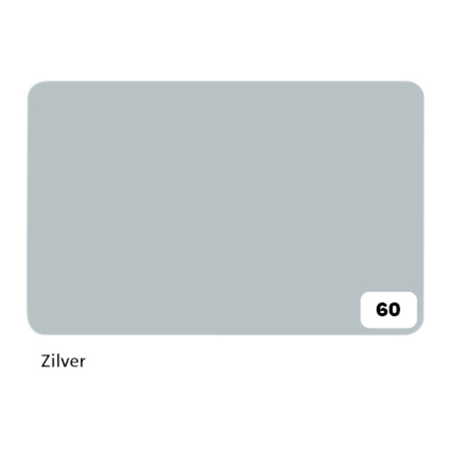 Fotokarton Folia 2-zijdig 50x70cm 300gr nr60 zilver afbeelding
