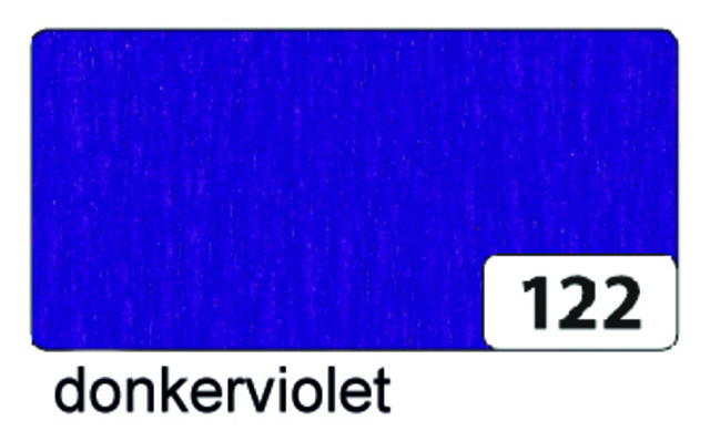 Crêpepapier Folia 250x50cm nr122 donker violet afbeelding
