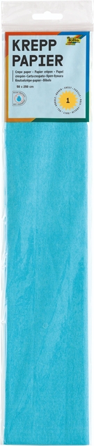Crêpepapier Folia 250x50cm nr120 lichtblauw afbeelding