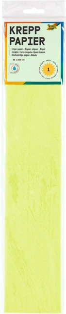 Crêpepapier Folia 250x50cm nr145 lichtgroen afbeelding