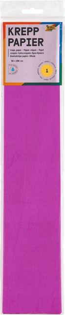 Crêpepapier Folia 250x50cm nr154 cyclaam afbeelding