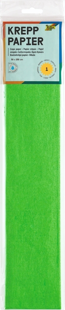 Crêpepapier Folia 250x50cm nr140 kerstgroen afbeelding