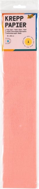 Crêpepapier Folia 250x50cm nr176 zalmroze afbeelding