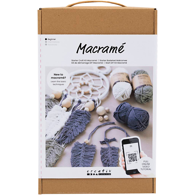Macramé Creativ Company DIY 16-delig afbeelding
