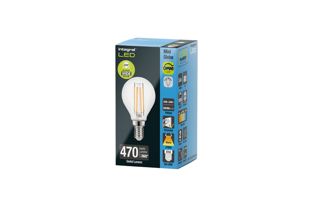 Ledlamp Integral E14 2700K warm wit 3.4W 470lumen — Foto 2 van 2