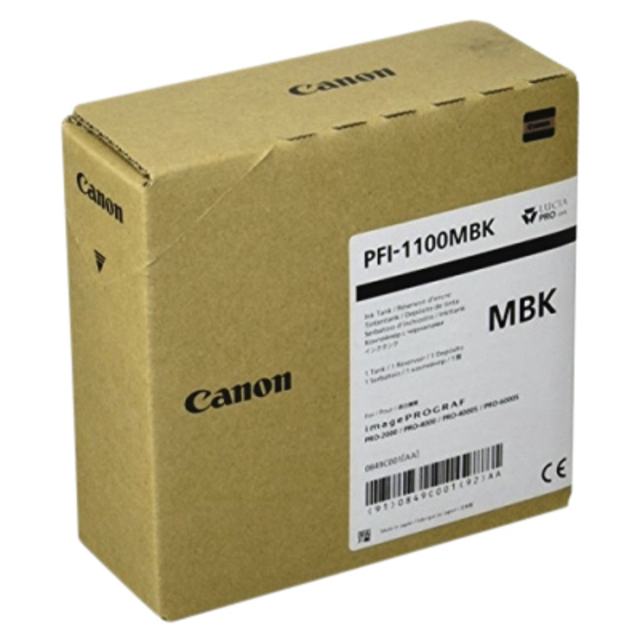 Inktcartridge Canon PFI-1100 mat zwart afbeelding