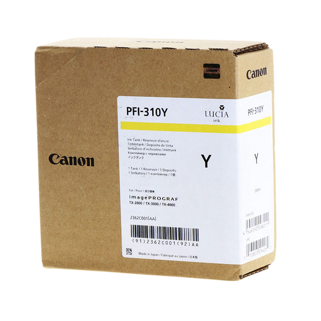 Inktcartridge Canon PFI-310 geel afbeelding