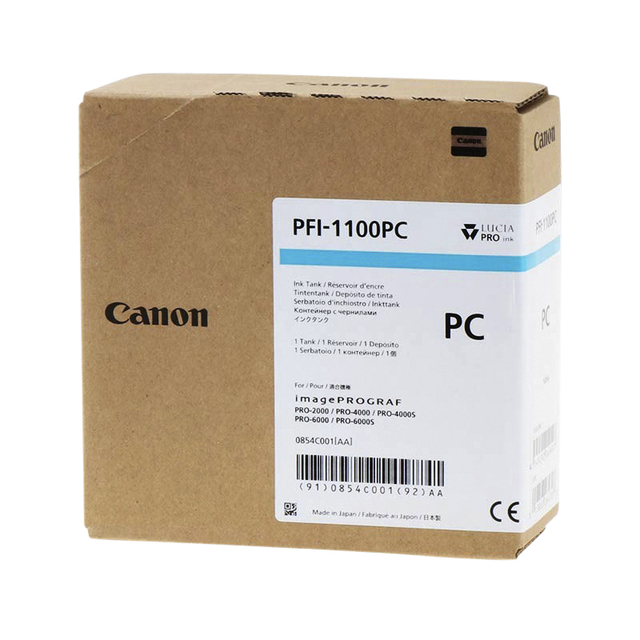 Inktcartridge Canon PFI-1100 foto blauw afbeelding