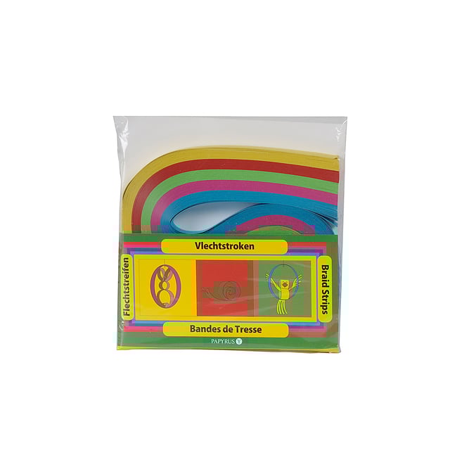 Vlechtstroken Kreatief 1.5x48cm assorti 200 stuks afbeelding