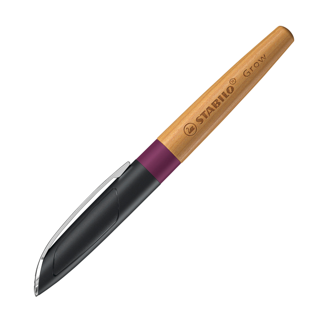 Vulpen STABILO Grow medium pruimenrood/kersen afbeelding