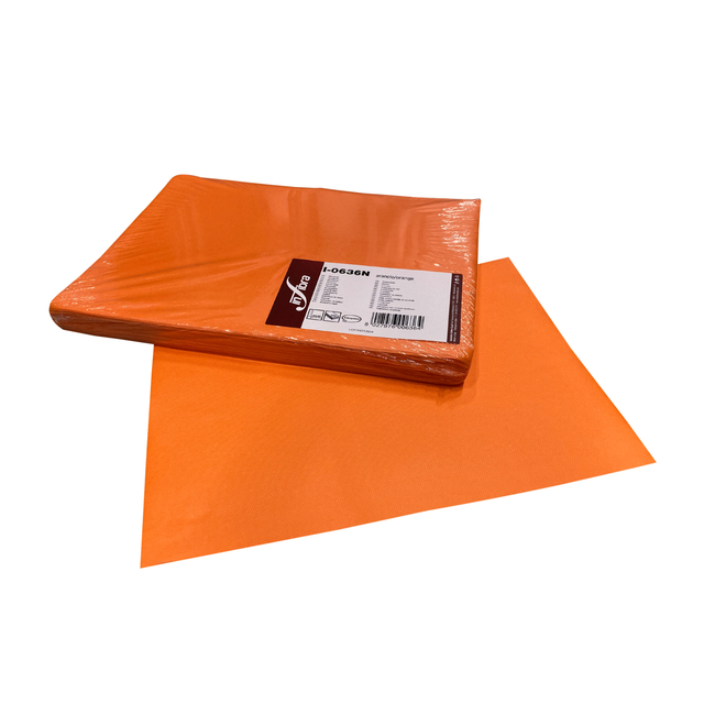 Placemat Infibra 1-laags 400x300mm 250 vel oranje I-0636N afbeelding