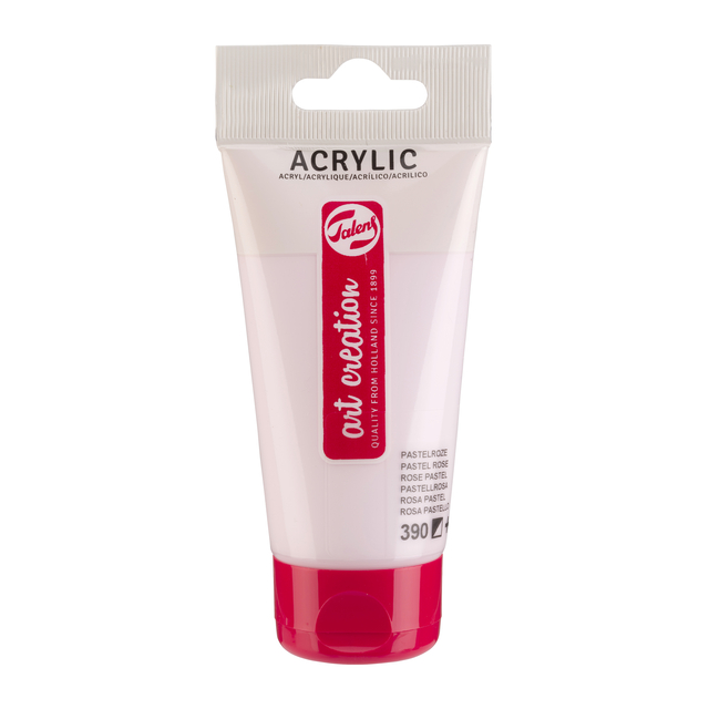 Acrylverf Talens Art Creation 390 pastelroze tube à 75ml afbeelding