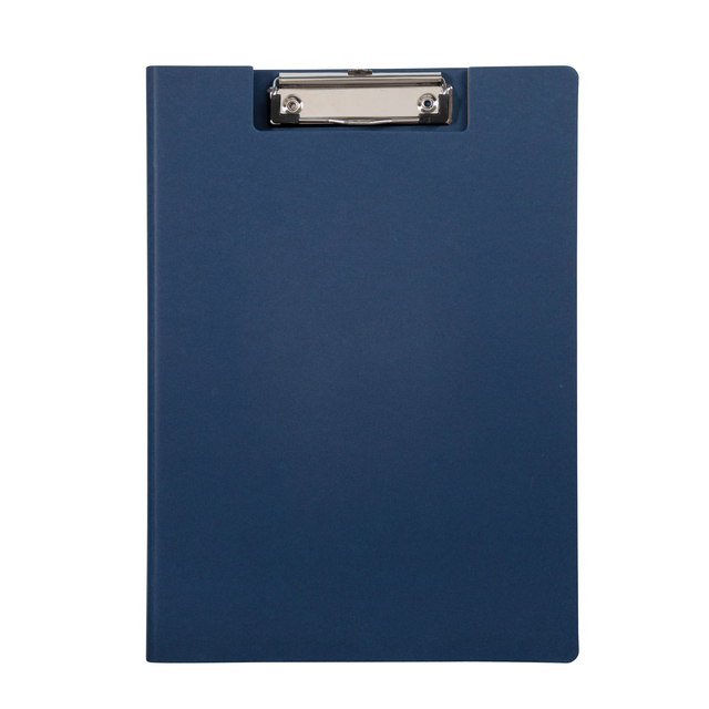 Klembordmap MAULbalance A4 versterkt karton rug 8mm blauw afbeelding