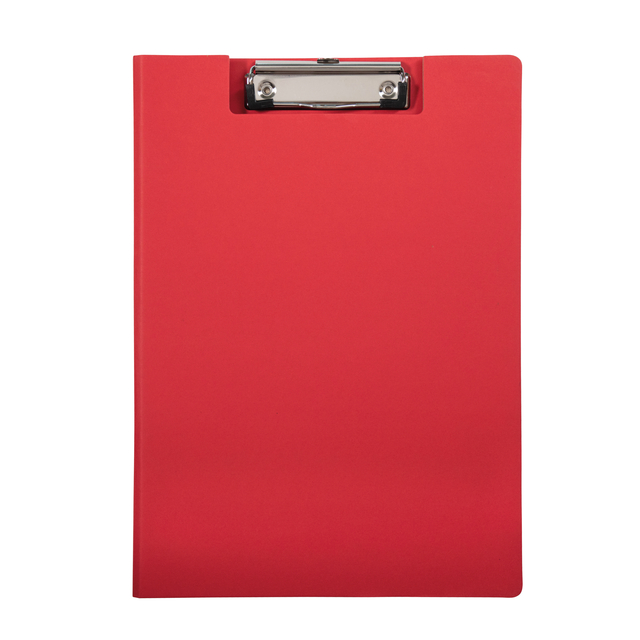 Klembordmap MAULbalance A4 versterkt karton rug 8mm rood afbeelding
