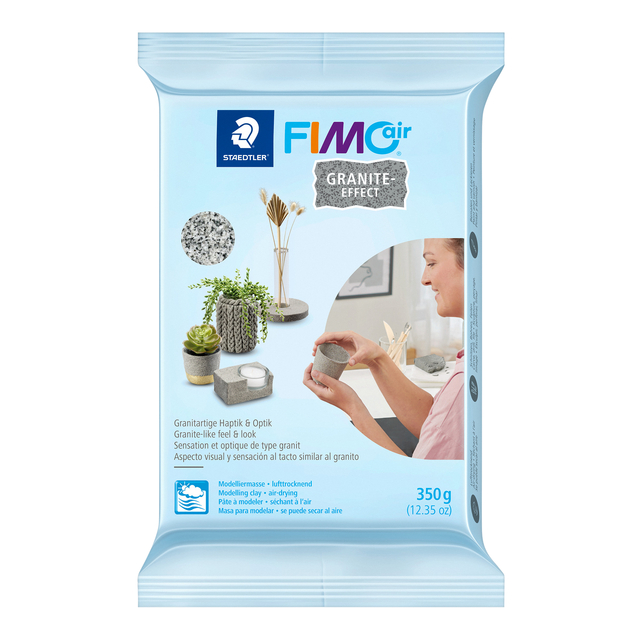 Boetseerklei Fimo Air 375gram granieteffect afbeelding