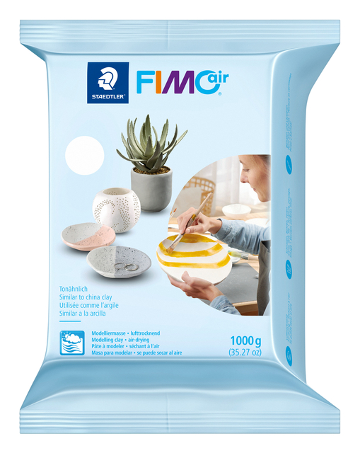 Boetseerklei Fimo Air 1000gram wit afbeelding