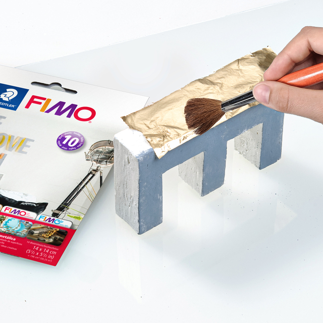 Bladmetaal Staedtler Fimo 8781 14x14cm goud 10 vel — Foto 2 van 2