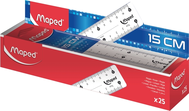 Liniaal Maped Classic 15cm afbeelding