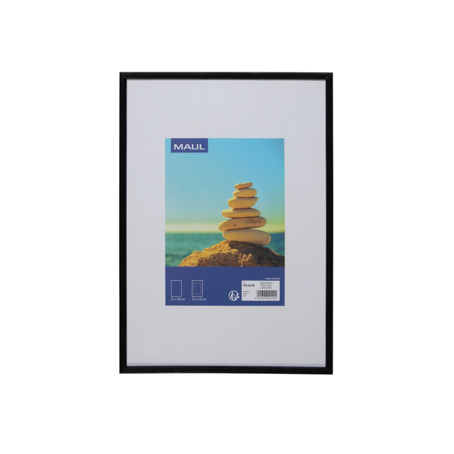 Fotolijst MAUL art 21x30cm kunststof frame zwart afbeelding