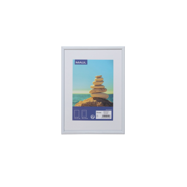 Fotolijst MAUL art 15x21cm kunststof frame wit afbeelding