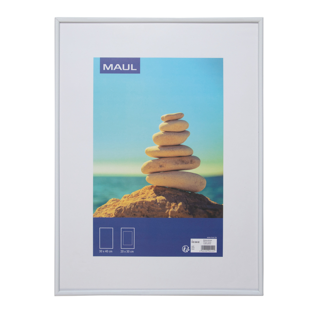 Fotolijst MAUL art 30x40cm kunststof wit afbeelding