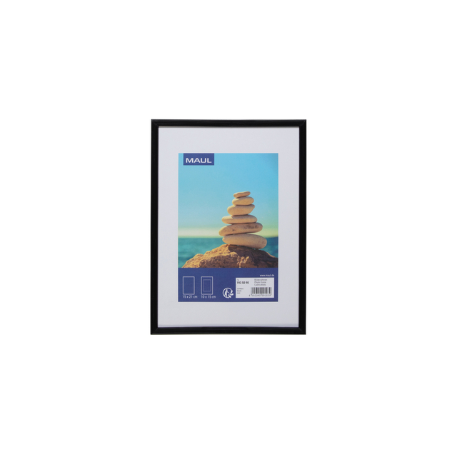 Fotolijst MAUL art 15x21cm kunststof frame zwart afbeelding