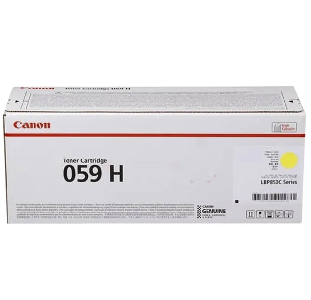 Tonercartridge Canon 059H geel afbeelding