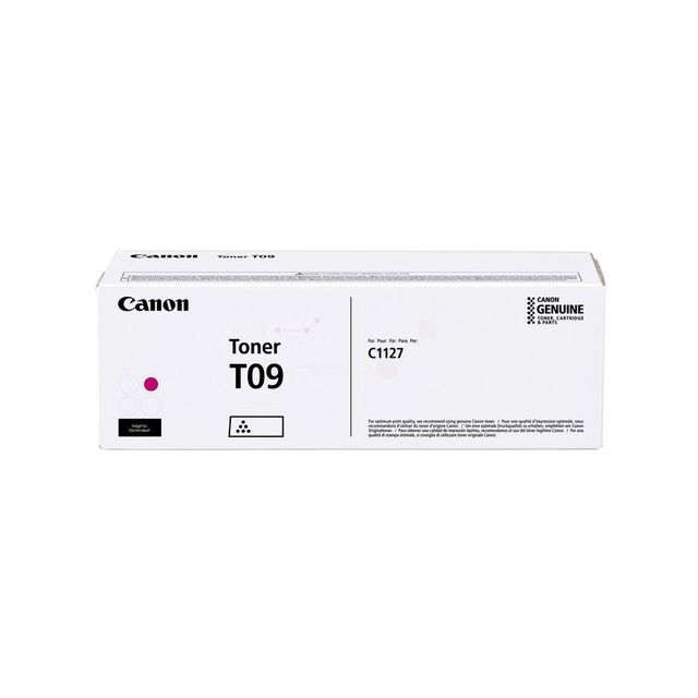 Tonercartridge Canon T09 rood afbeelding