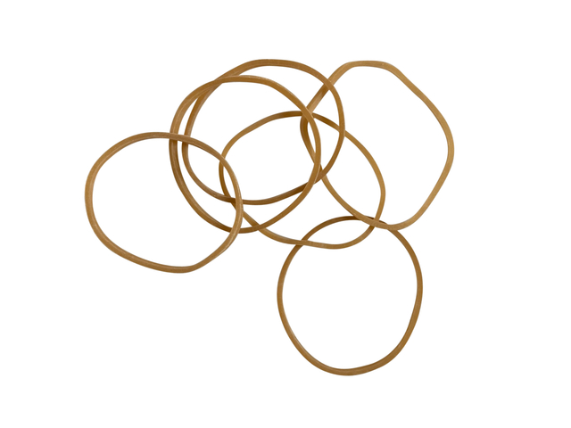 Elastiek Standard Rubber Bands 14 50x1.5mm 1kg 5333 stuks bruin afbeelding