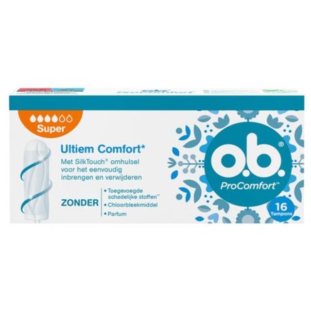 Tampons OB ProComfort Super 16 stuks afbeelding