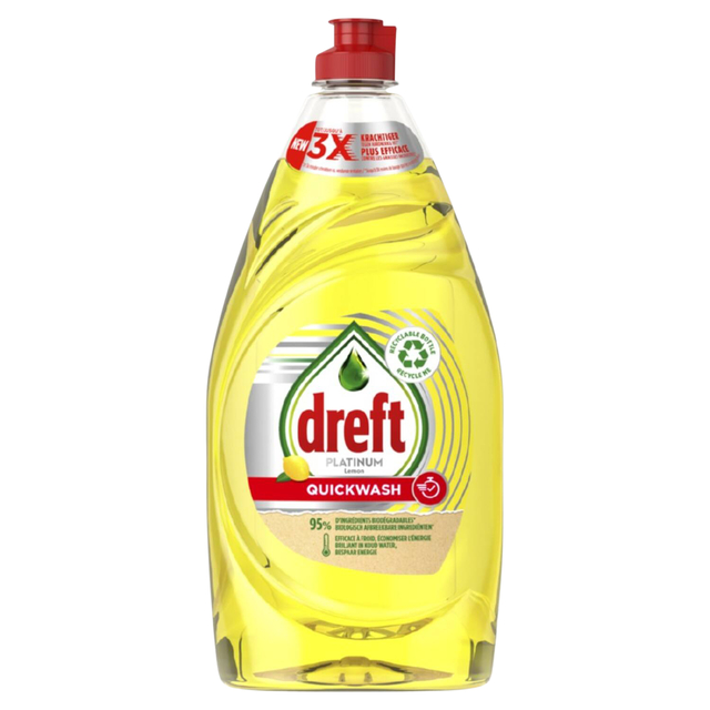 Afwasmiddel Dreft Citroen Platinum Quickwash 780ml afbeelding
