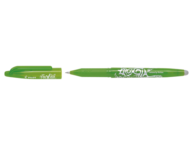 Rollerpen PILOT friXion medium lichtgroen blister à 1 stuk afbeelding
