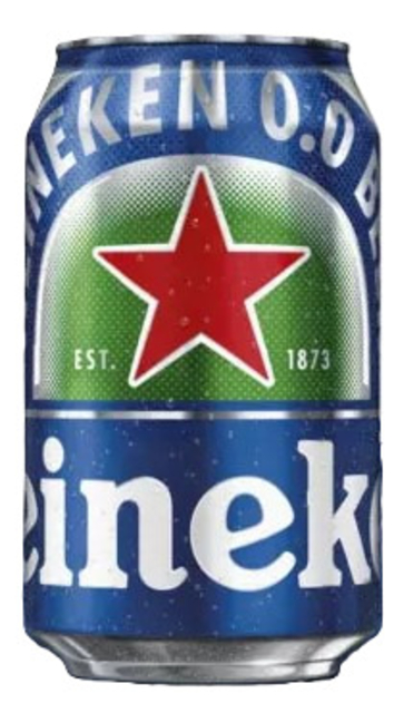 Bier Heineken 0.0% blik 330ml afbeelding
