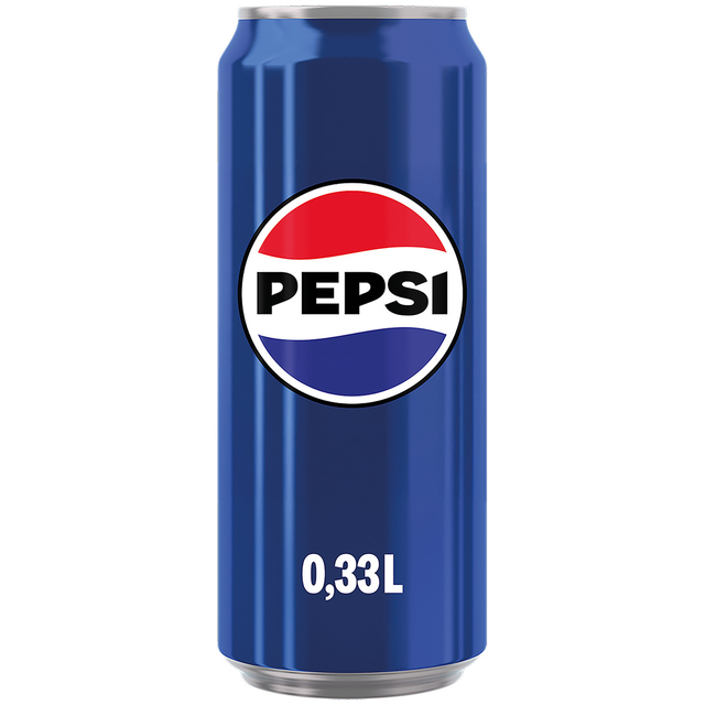 Frisdrank Pepsi Regular cola blik 330ml afbeelding