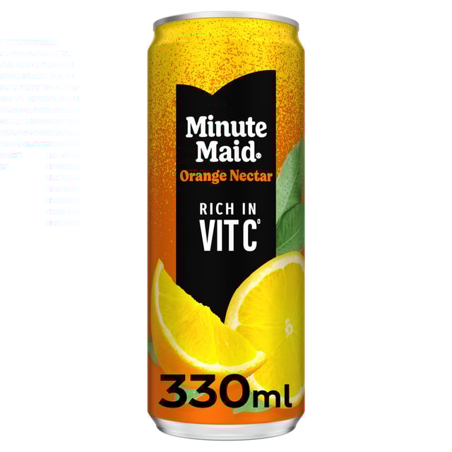 Frisdrank Minute Maid orange nectar blik 330ml afbeelding