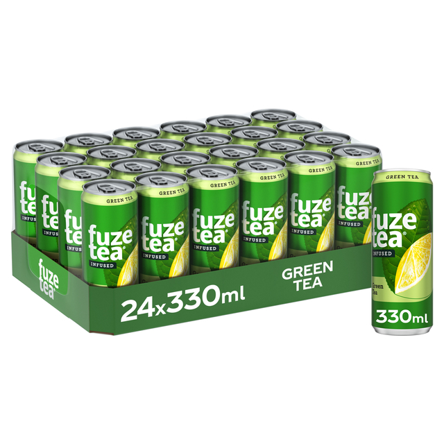 Frisdrank Fuze Tea green tea blik 330ml afbeelding