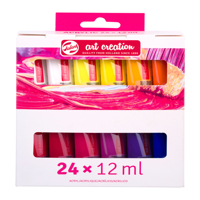 Acrylverf Talens Art Creation 12ml set à 24 kleuren afbeelding